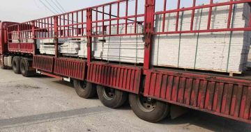 益阳 白麻荔枝面外墙干挂，工厂装车日常