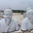 益阳 白麻花岗岩石材人物立体雕刻