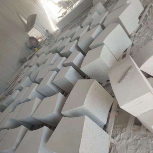 益阳 白麻花岗岩异形坐凳