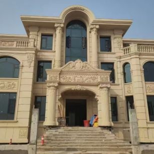 益阳 黄金麻花岗岩别墅外墙干挂