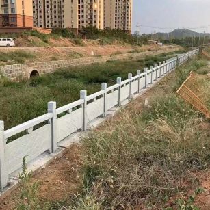 益阳 白麻河道栏杆效果展示图