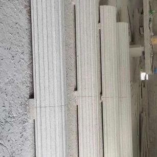 益阳 花岗岩厂家带你看白麻花岗岩门楼大柱柱皮