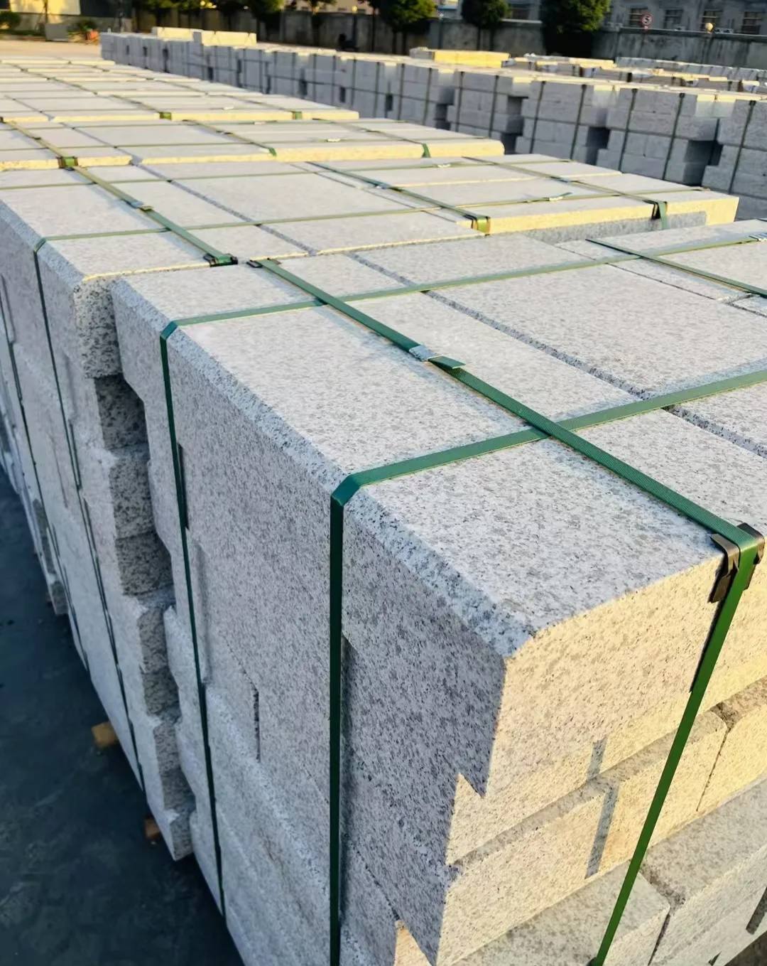 益阳 白麻花岗岩路沿石，马路牙子，路缘石，平石，立缘石等