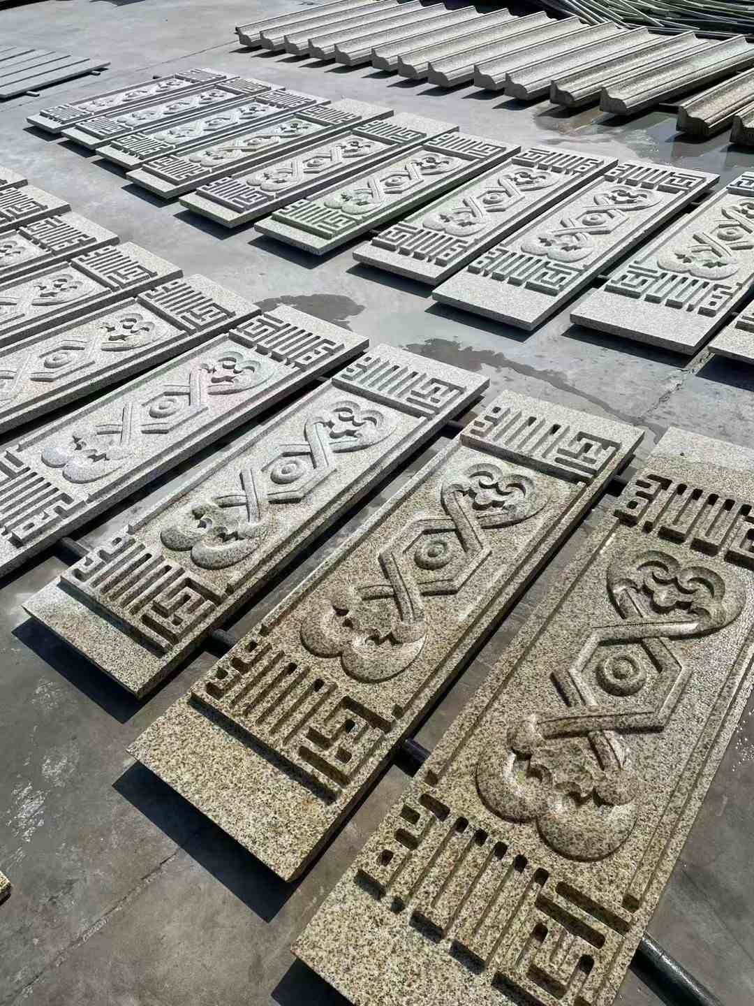 益阳 黄金麻花岗岩外墙雕刻板