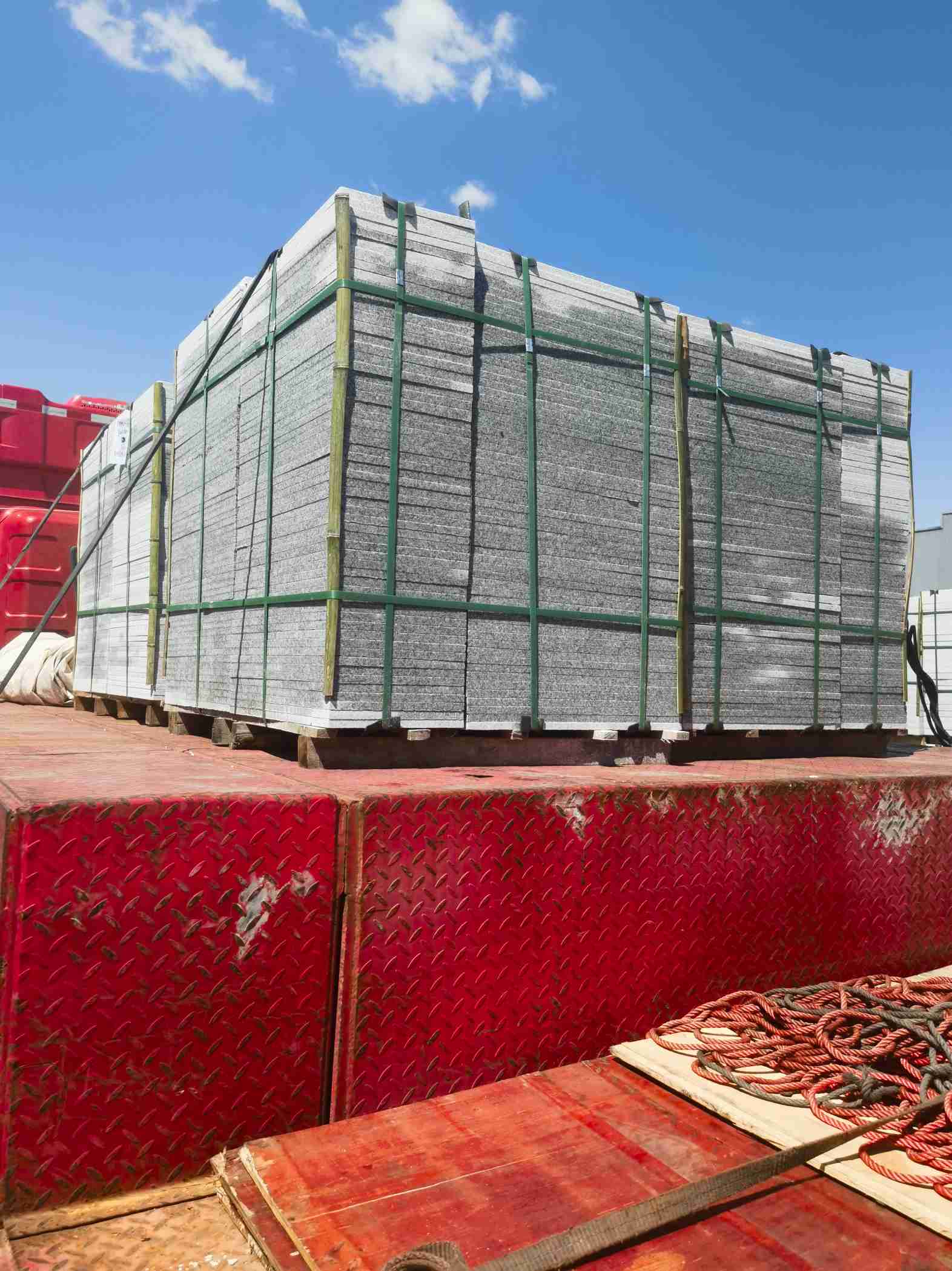 益阳 芝麻白火烧规格板地铺石300*600/600*600